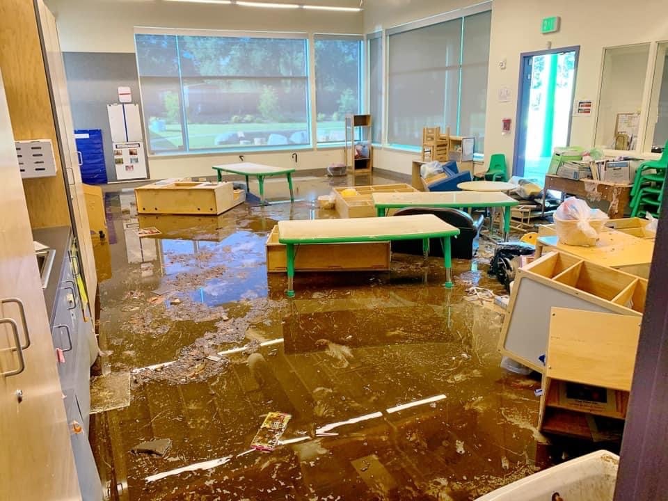 Flooded Classroom